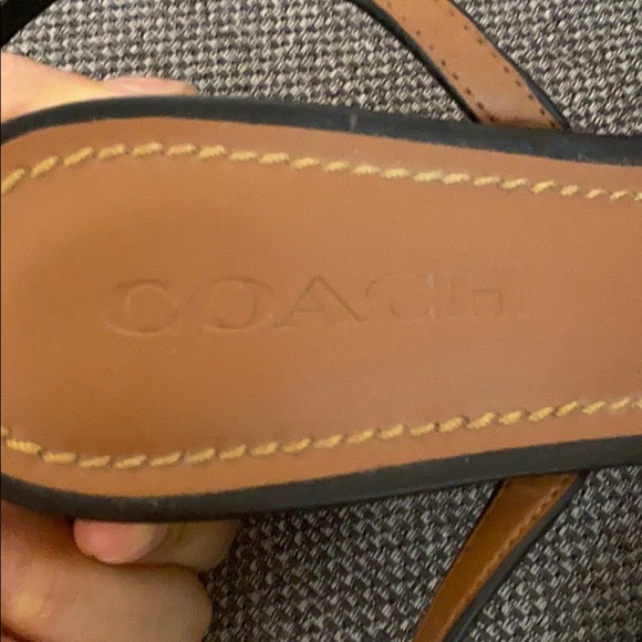 Coach black sandals - Picture 7 of 7
